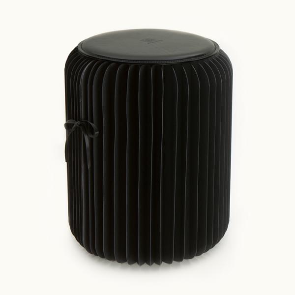 Expandable Black Paper Stool