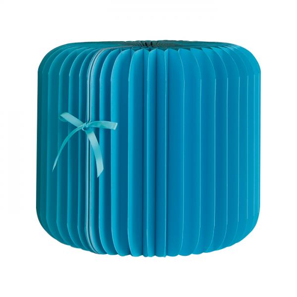 Expandable Blue Paper Stool